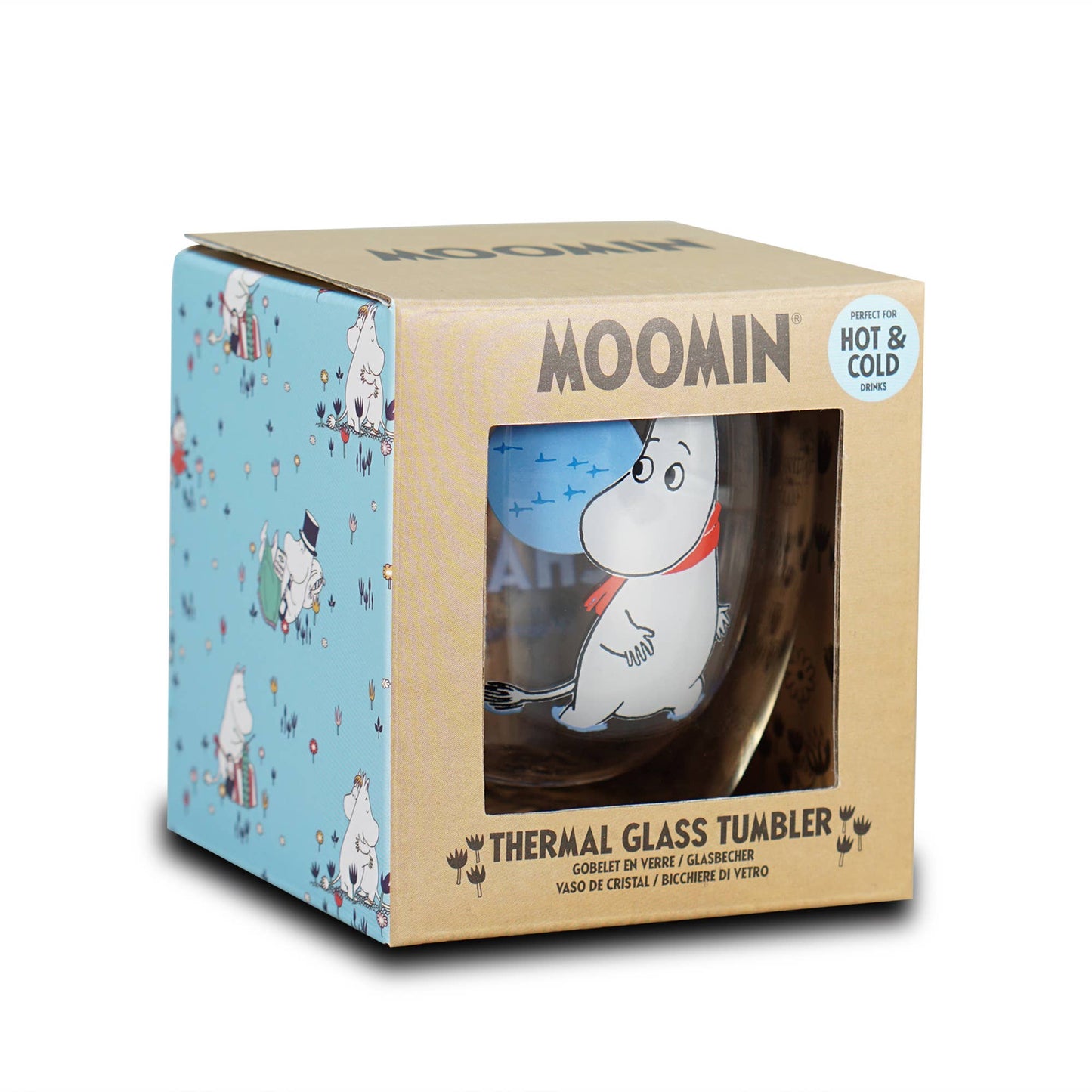 Half Moon Bay - Thermal Glass Tumbler - Moomin (Winter)