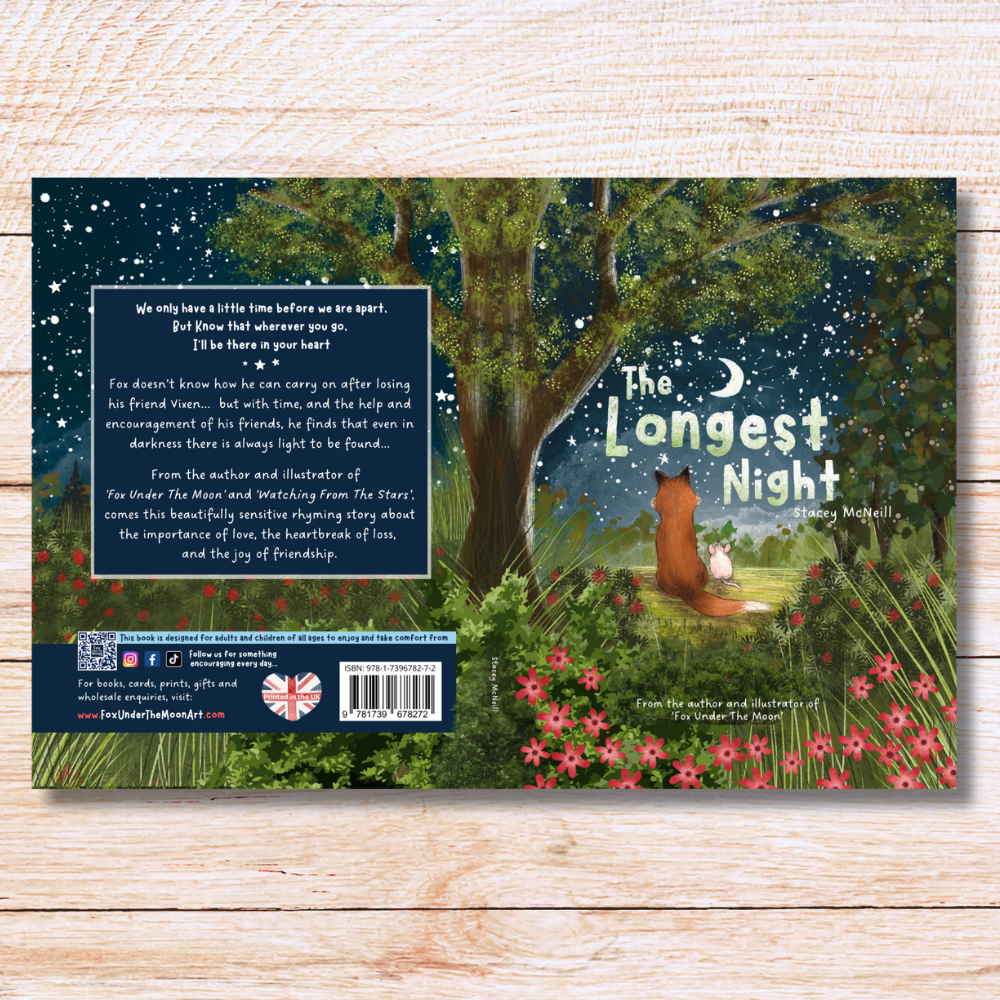 Fox Under The Moon - 'The Longest Night' Paperback Book