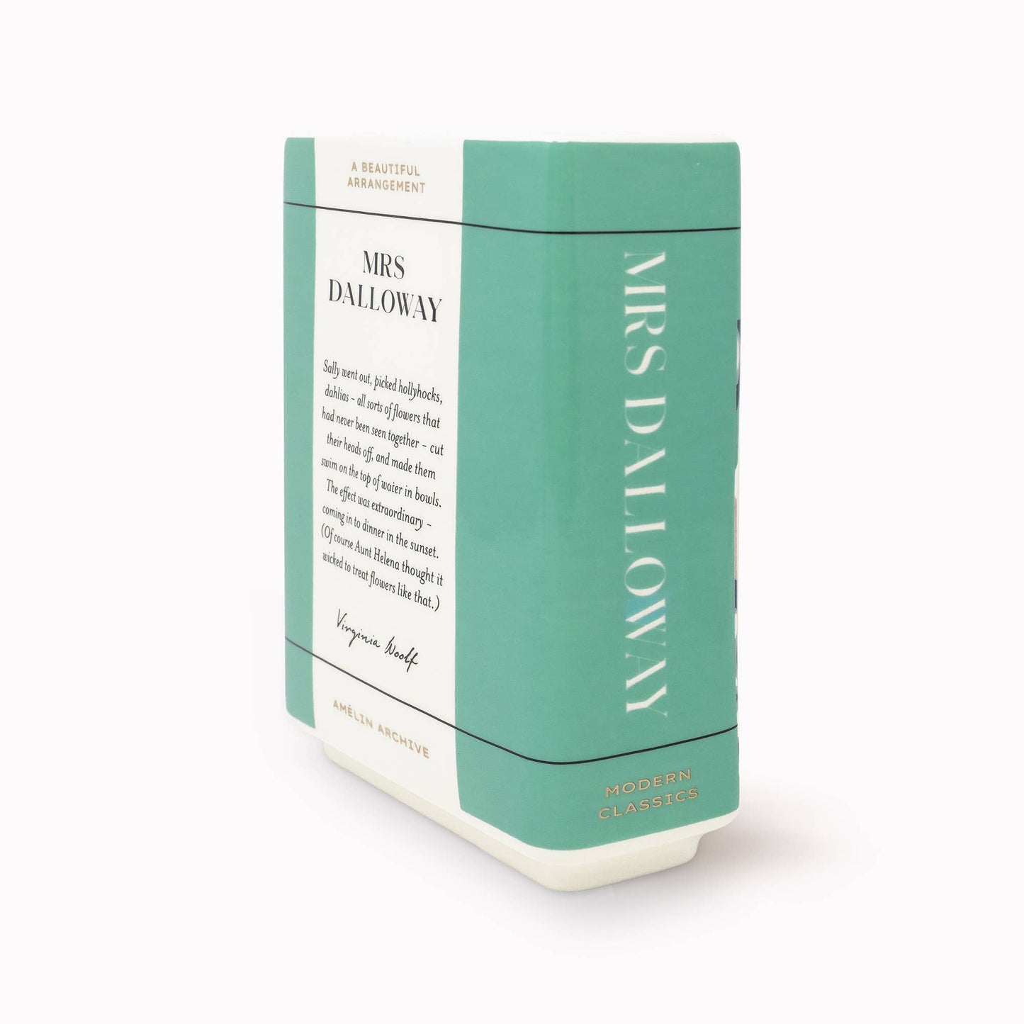 Amelin Archive - Ceramic Book Vase, Mrs. Dalloway