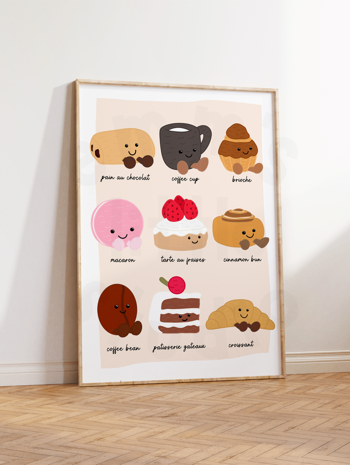 Emm's Little Studio - Plushie Bakery Print