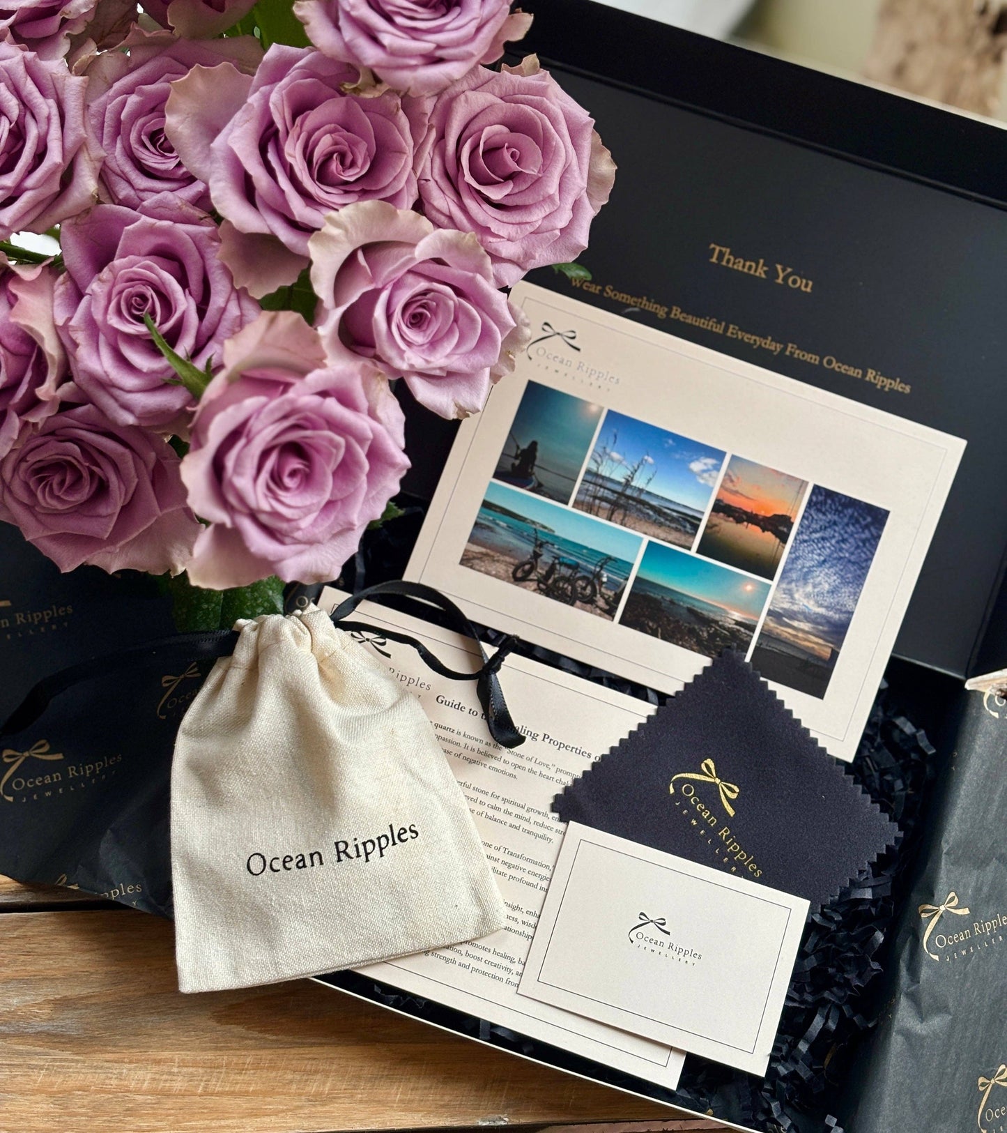 Ocean Ripples - 18ct Gold Plated Vermeil Triple Hoop Dangle Earrings