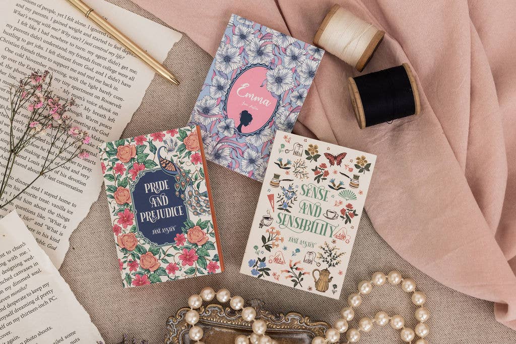Steel Mill & Co UK - Mini Book Notepad Set, Jane Austen