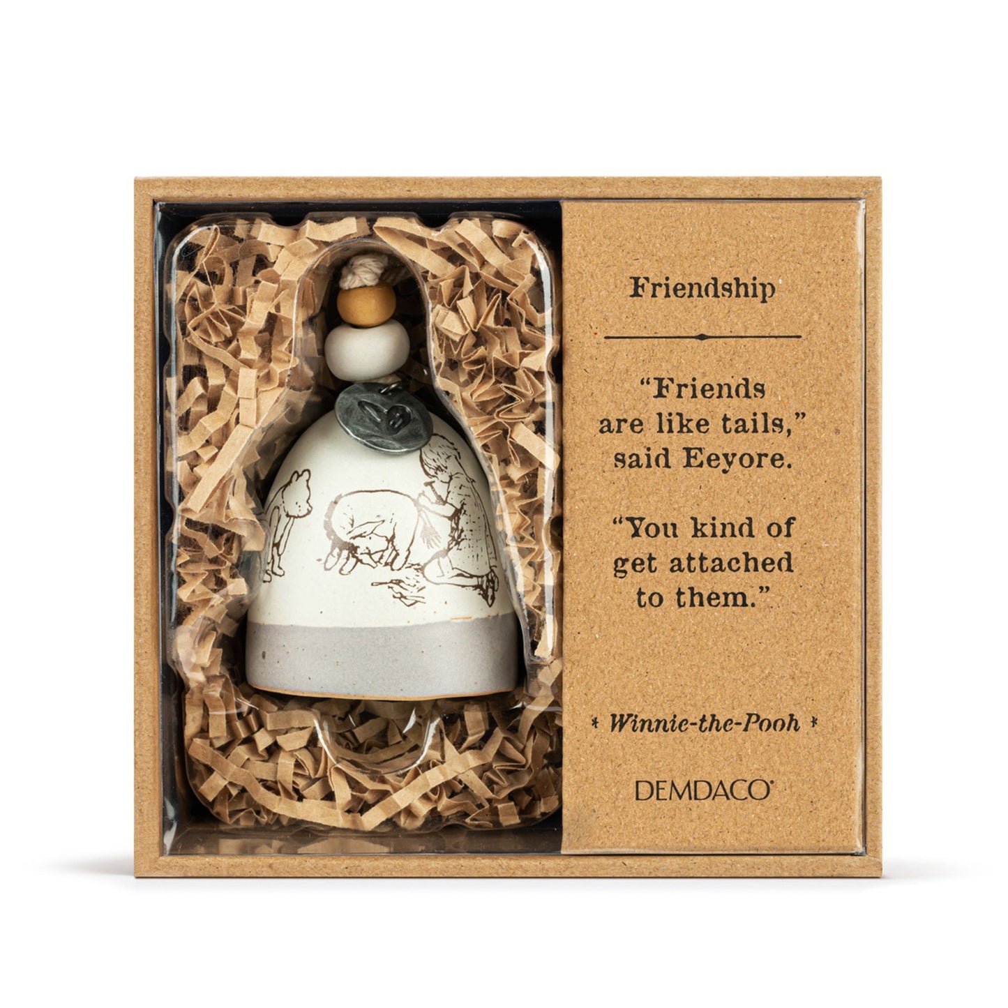 DEMDACO WINNIE THE POOH MINI BELL - FRIENDSHIP
