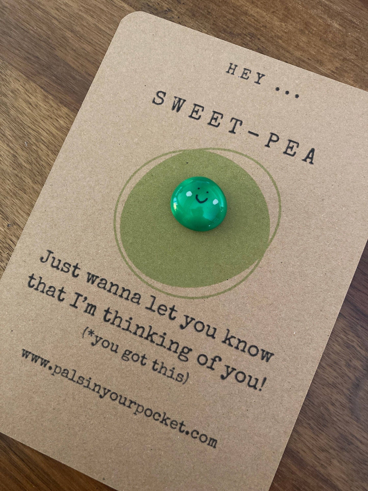 Pals in your Pocket - Sweet Pocket Pea Anxiety Relief Gift