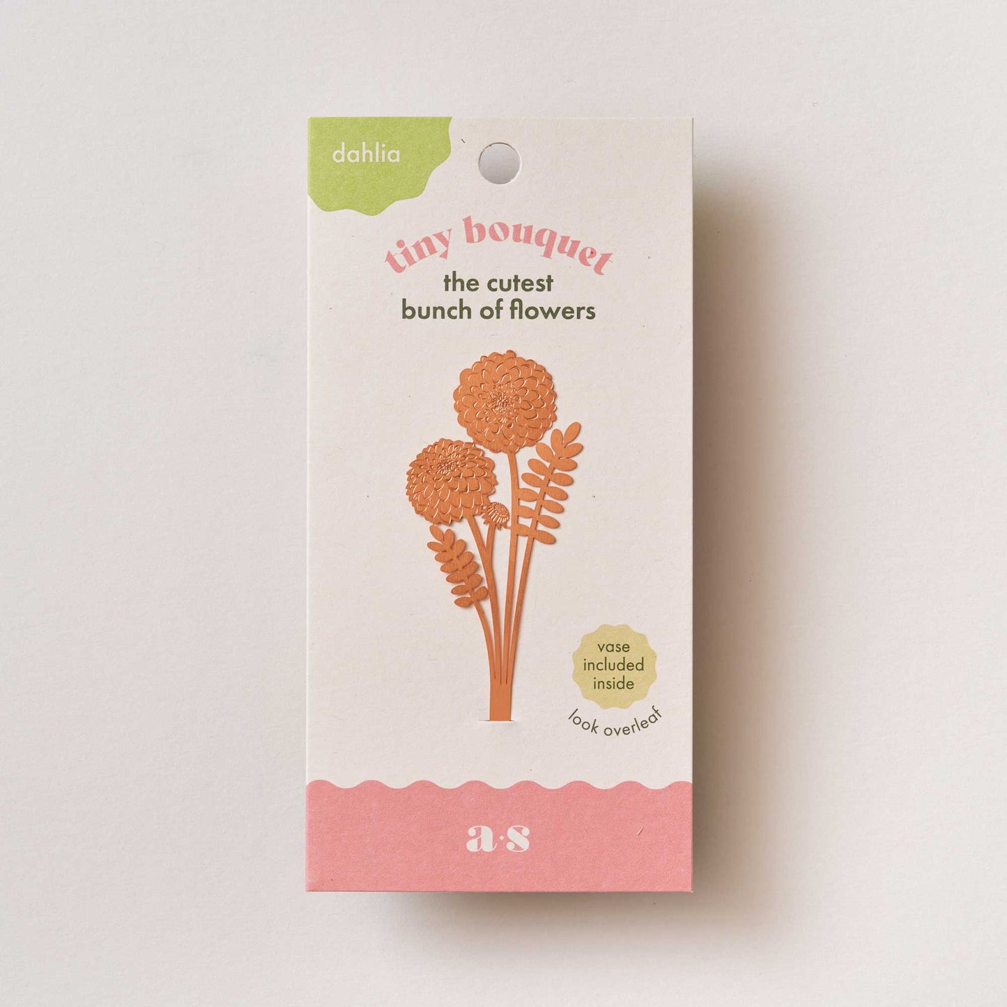 Dahlia Tiny Bouquet - Copper or Brass
