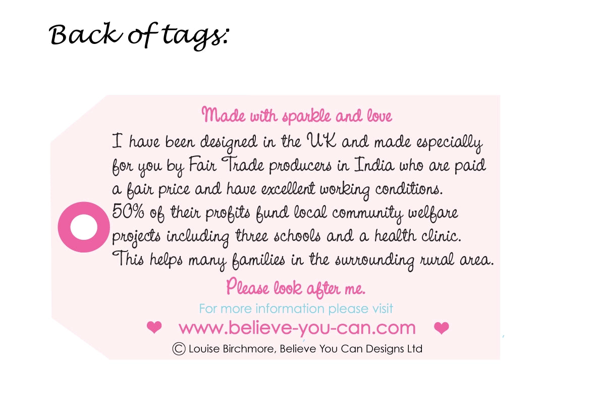 fairy Ballerina' (White) Fair Trade Keepsake Hanging Gift