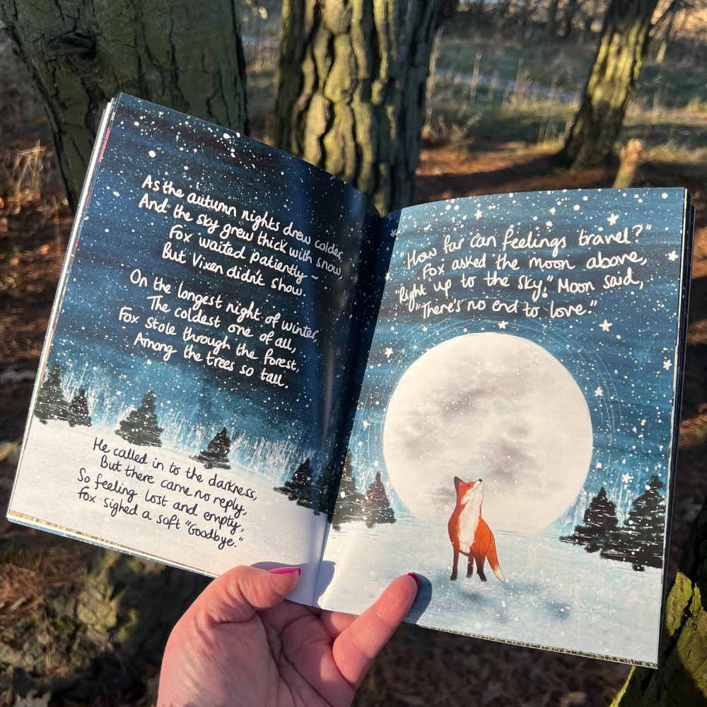 Fox Under The Moon - 'The Longest Night' Paperback Book