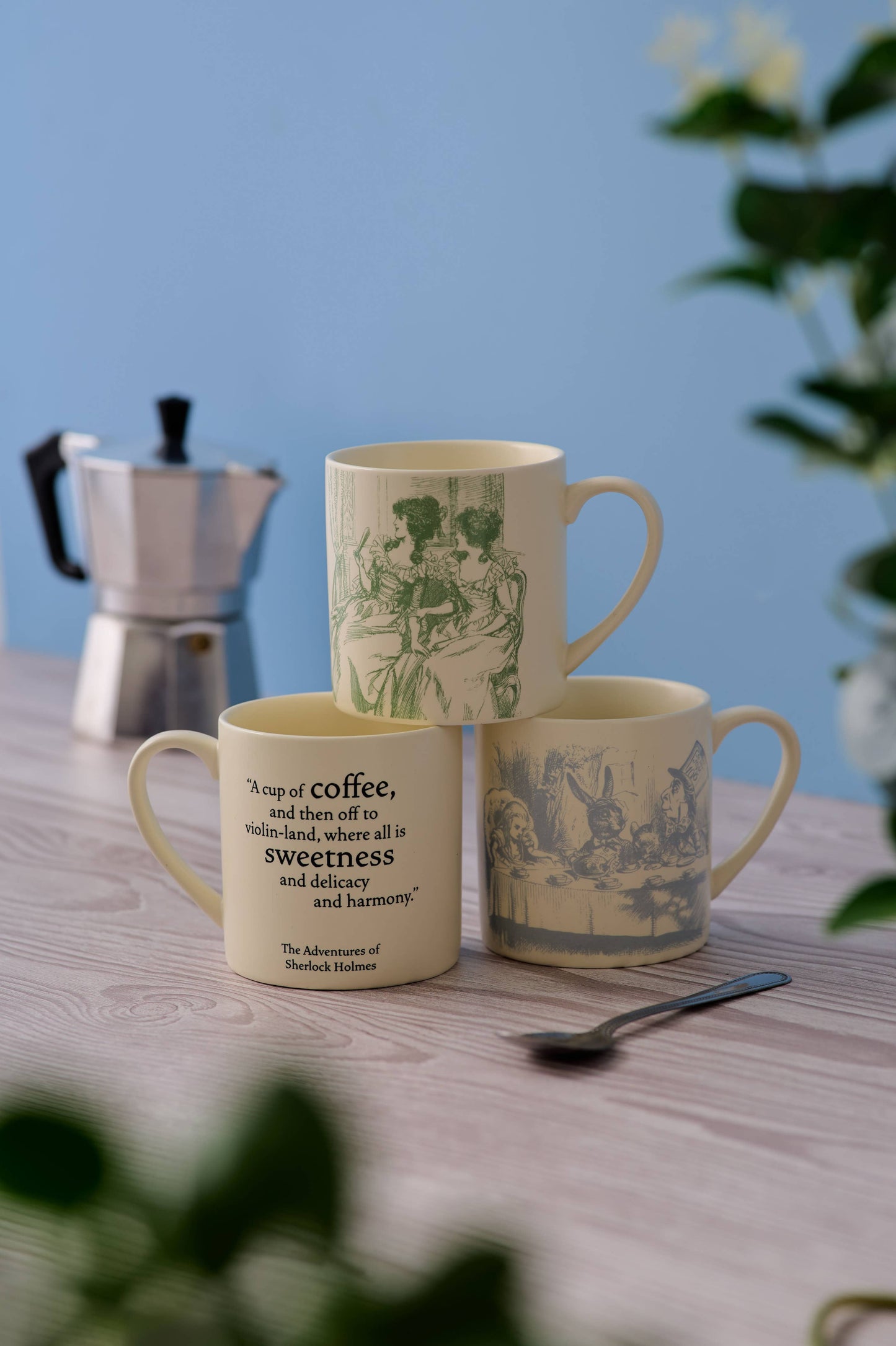 Half Moon Bay - Ceramic Mug Sherlock Holmes Dectective Literary Quote