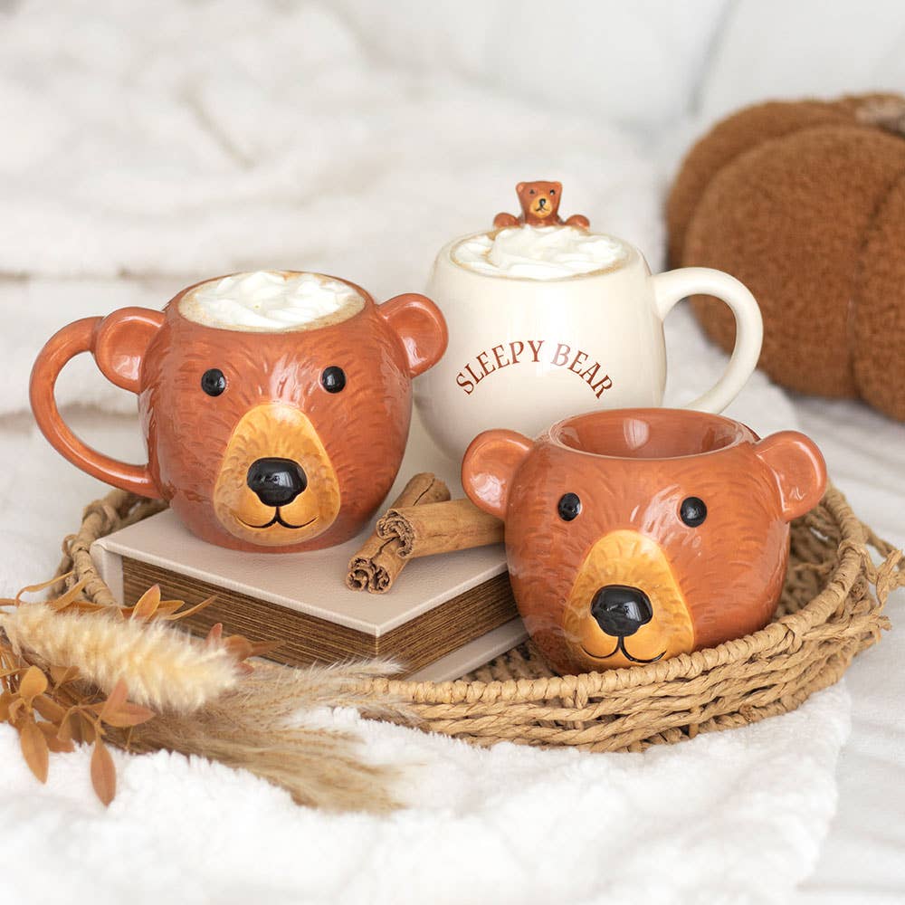 Something Different Wholesale - Sleepy Bear Rounded Mug