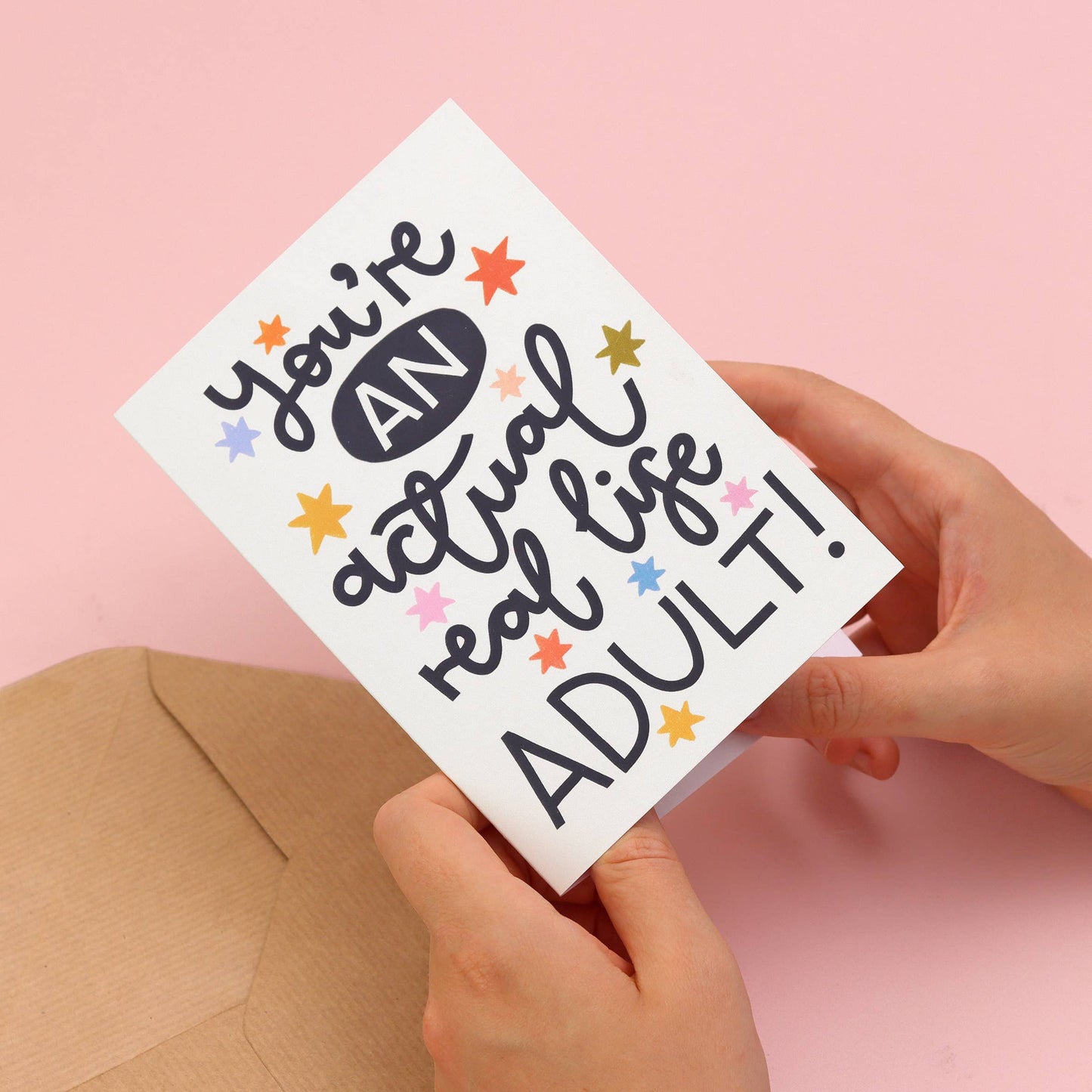 Oh, Laura - Greeting card - 'you’re an actual real life adult’