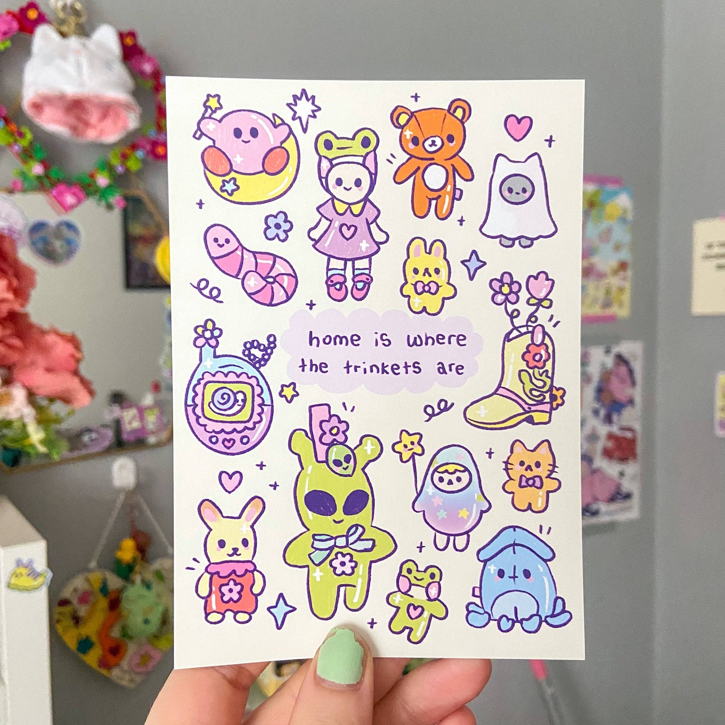 Sun Puff Studios - Trinket A6 Print