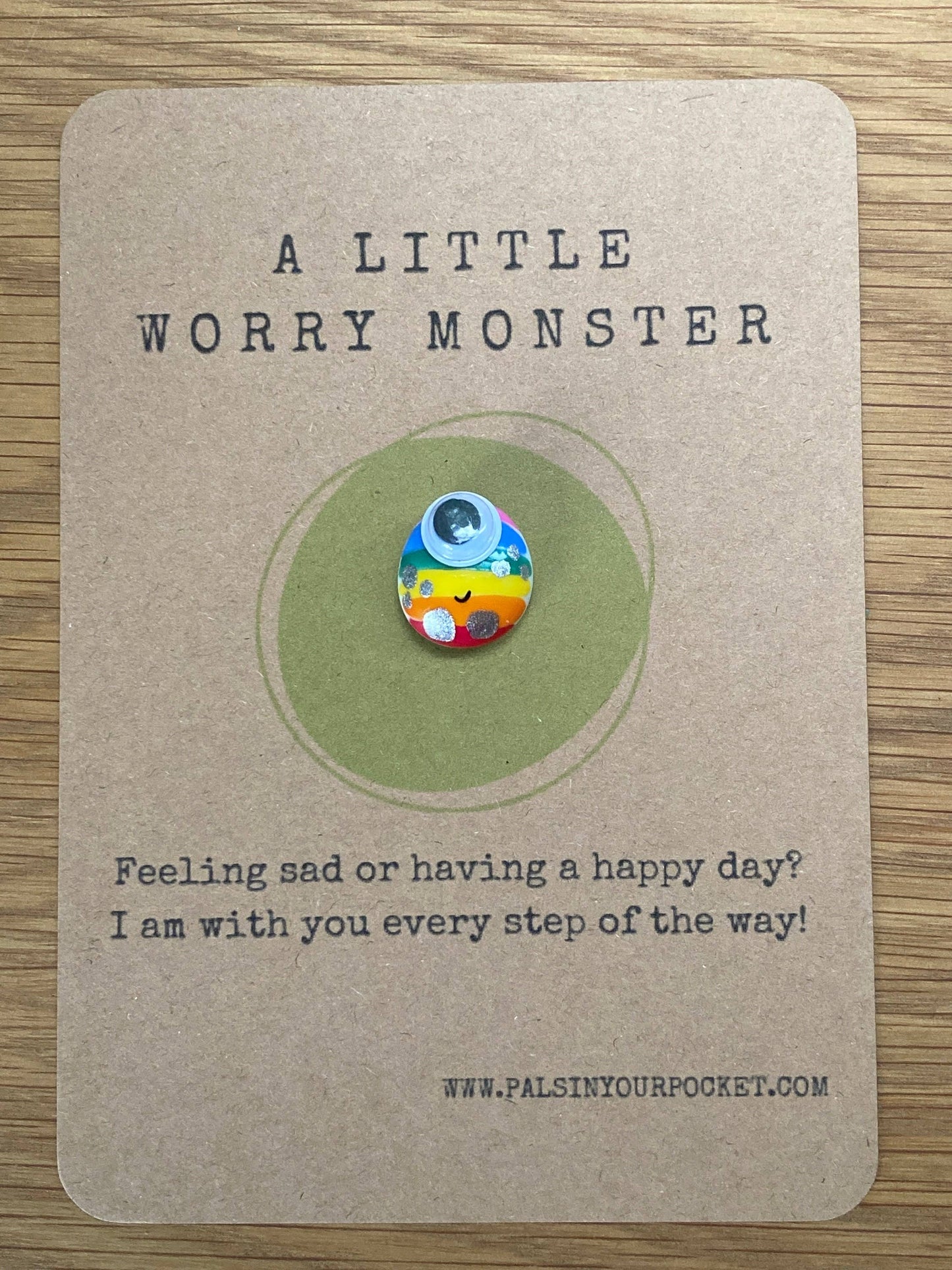 Pals in your Pocket - Personalized Worry Monster Anxiety Buster & Dream Catcher