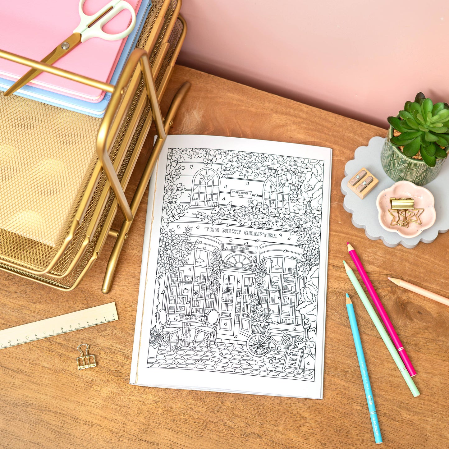 Simply, Katy - Colouring Book: Shopfront Scenes