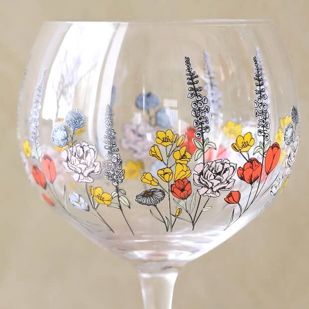 Lisa Angel - Wildflower Gin Glass