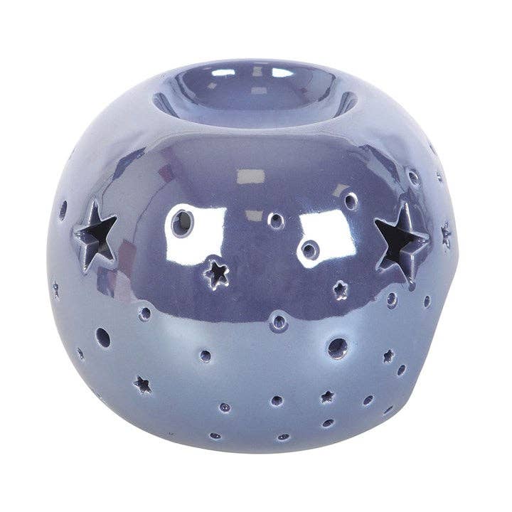 Purple Iridescent Star Oil Burner and Wax Warmer -birthday gift, mothers day gift