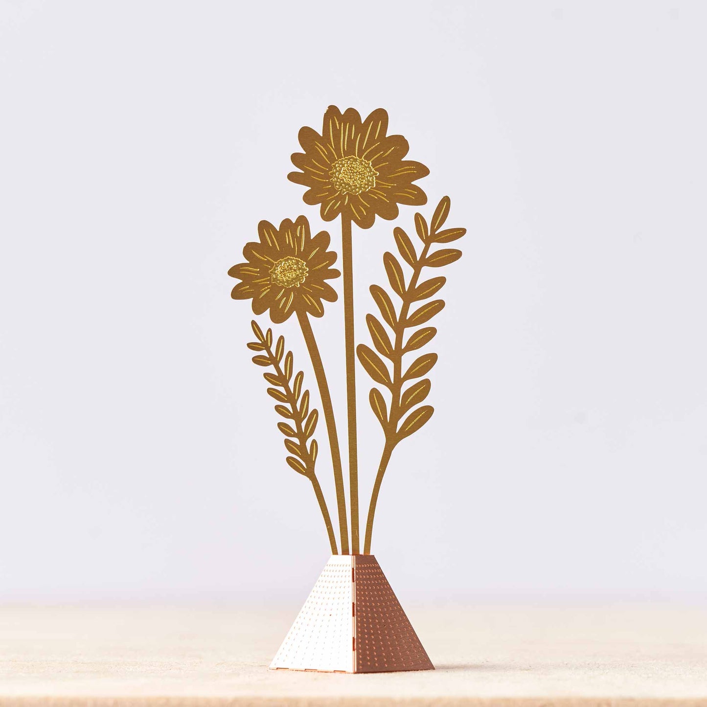 Cosmos Tiny Bouquet - Copper or Brass
