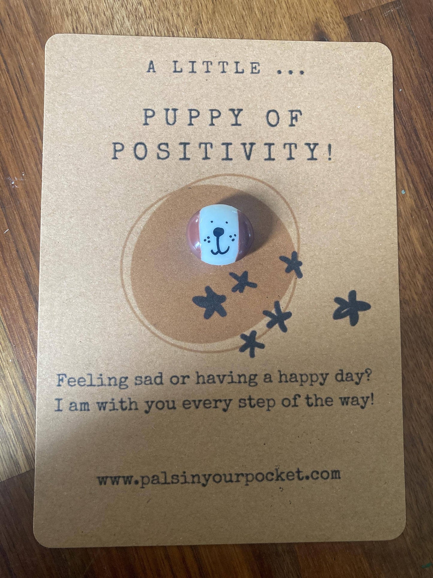 Pals in your Pocket - Puppy Of Positivity Comfort Pocket Pebble For Anxiety