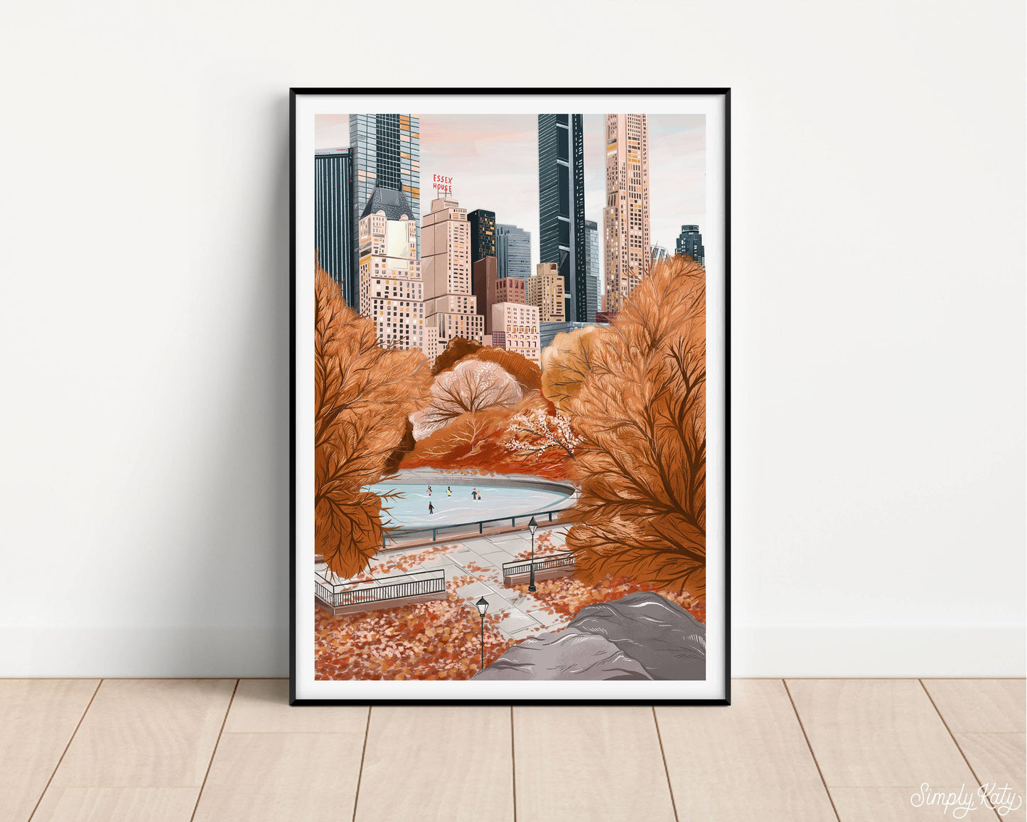 Simply, Katy - Central Park in Autumn Print