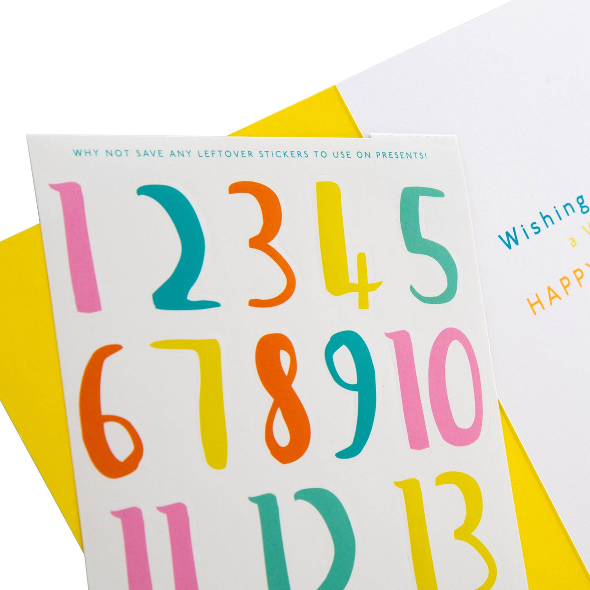 Hallmark - Kids' Birthday Card with Rainbow Star & Stickers
