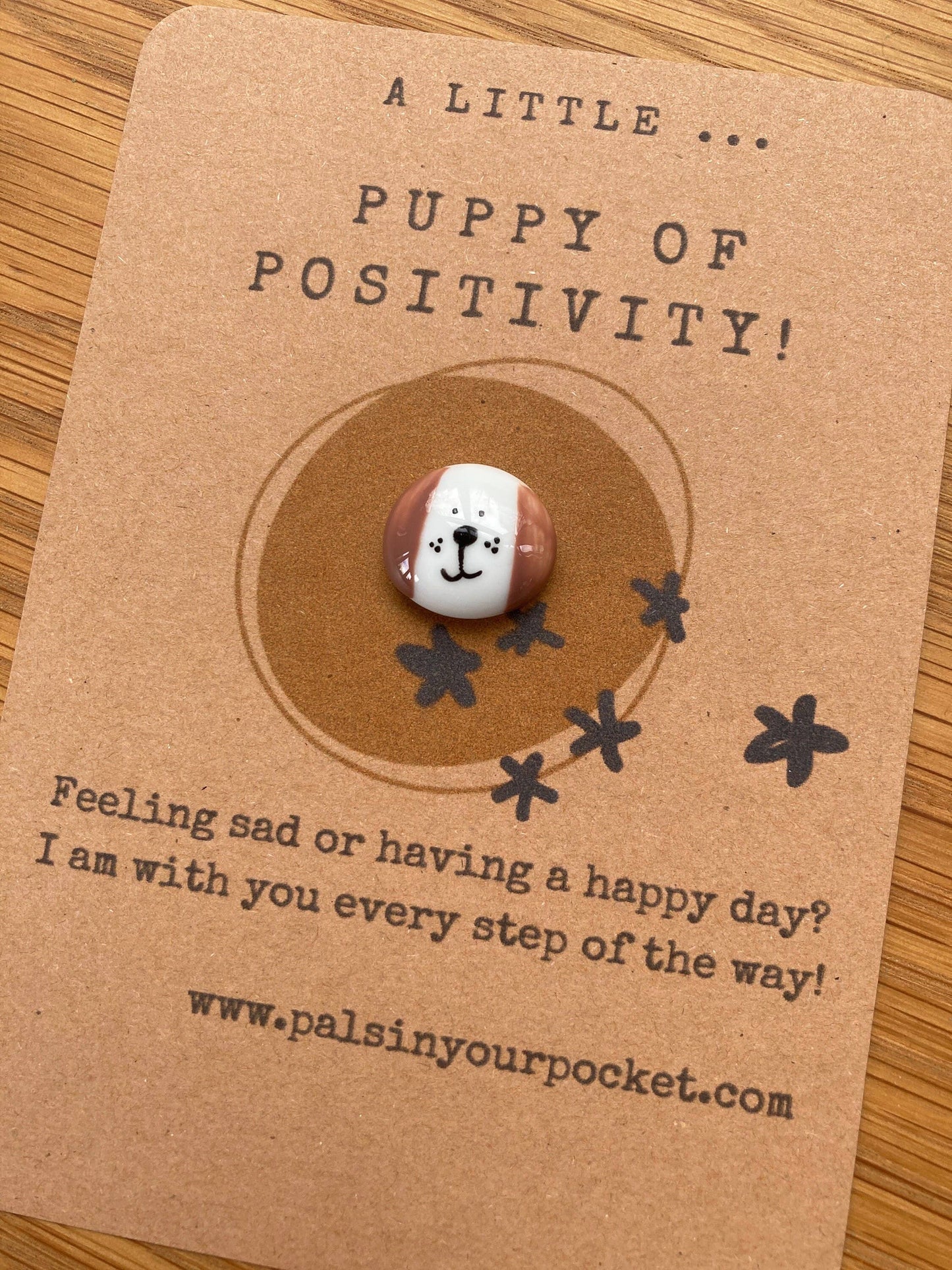 Pals in your Pocket - Puppy Of Positivity Comfort Pocket Pebble For Anxiety