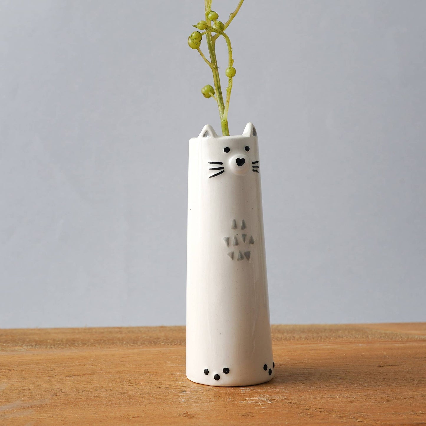Send With Love Cat Bud Vase In Gift Box