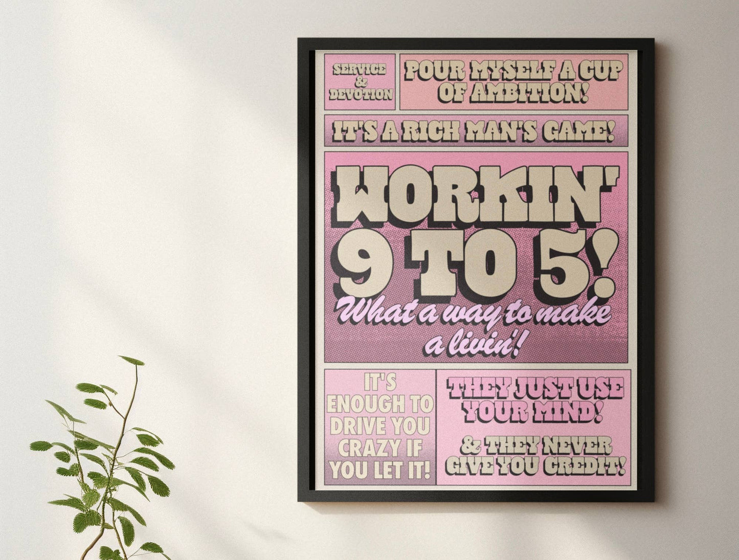 Blue Iris Designs Co - Workin’ 9-5 Music Inspired print