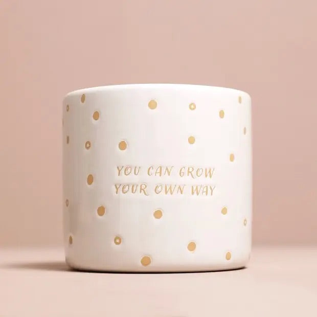 Grow Your Own Way Planter, H10cm
