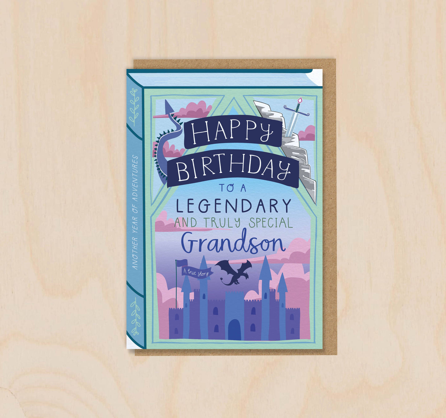 Two For Joy Illustration - Happy Birthday Legendary Truly Special Grandson