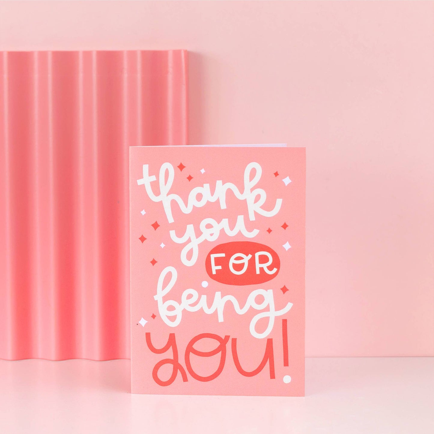 Oh, Laura - Greeting card - 'thank you for being you'