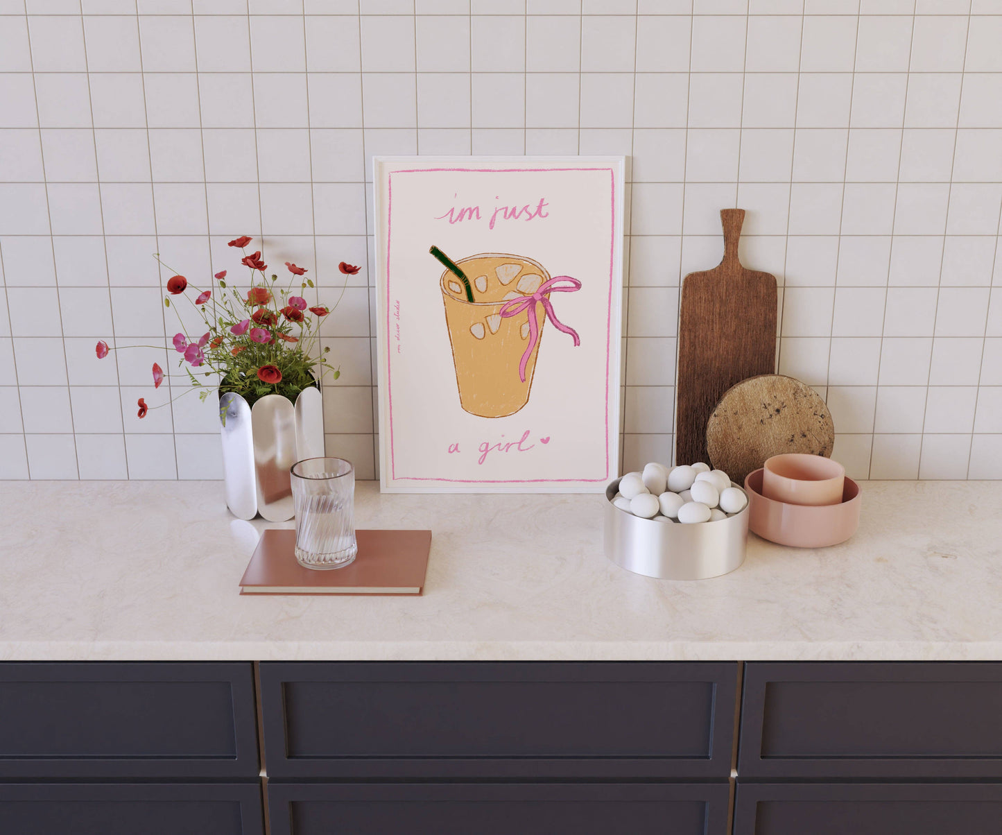 I'm Just a Girl Print A4 size