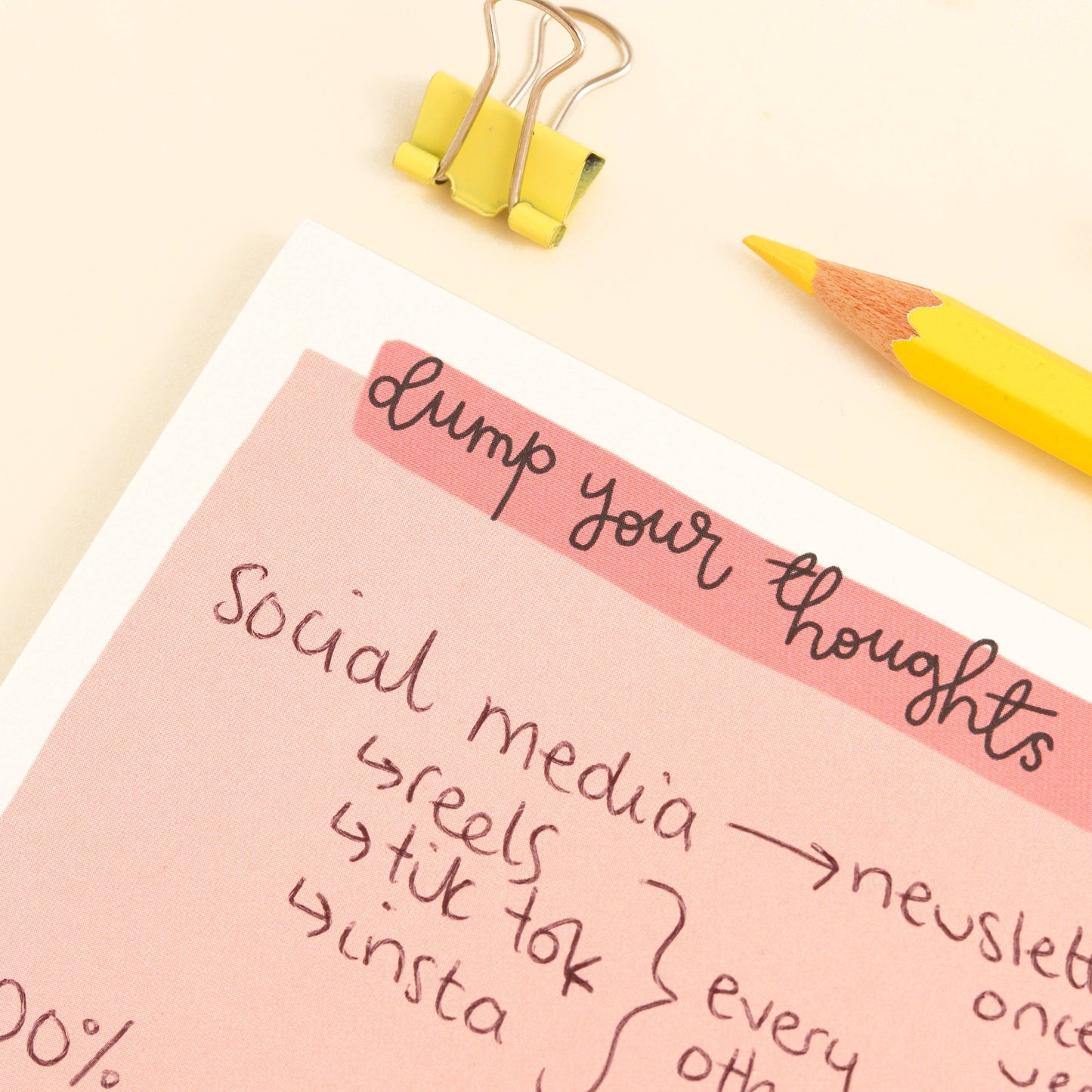 Oh, Laura - A5 notepad - organise your thoughts
