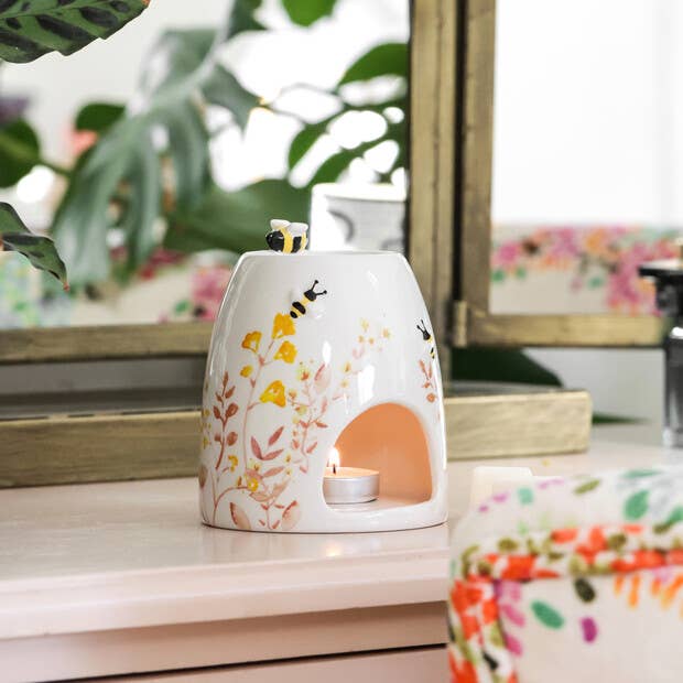 Lisa Angel - Floral Ceramic Wax Warmer -Not available to EU countries