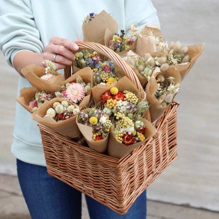 Mini Dried Pink Bouquet