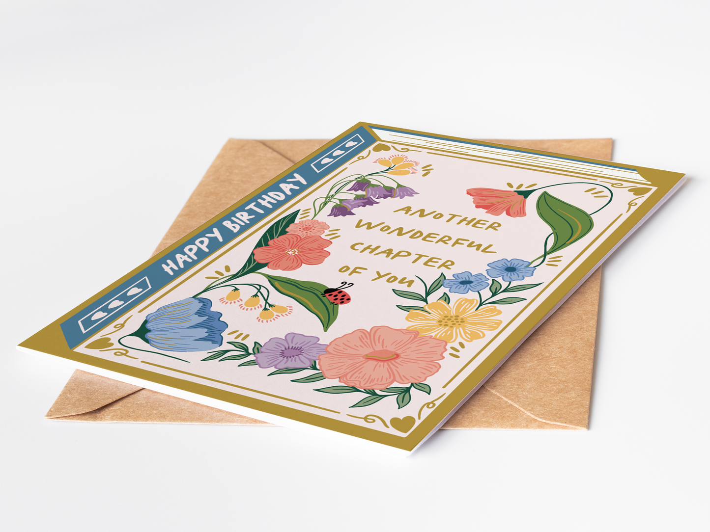Not Today Tuesday - Bookish Birthday Card | Book Lover | Die Cut | Gold Foil