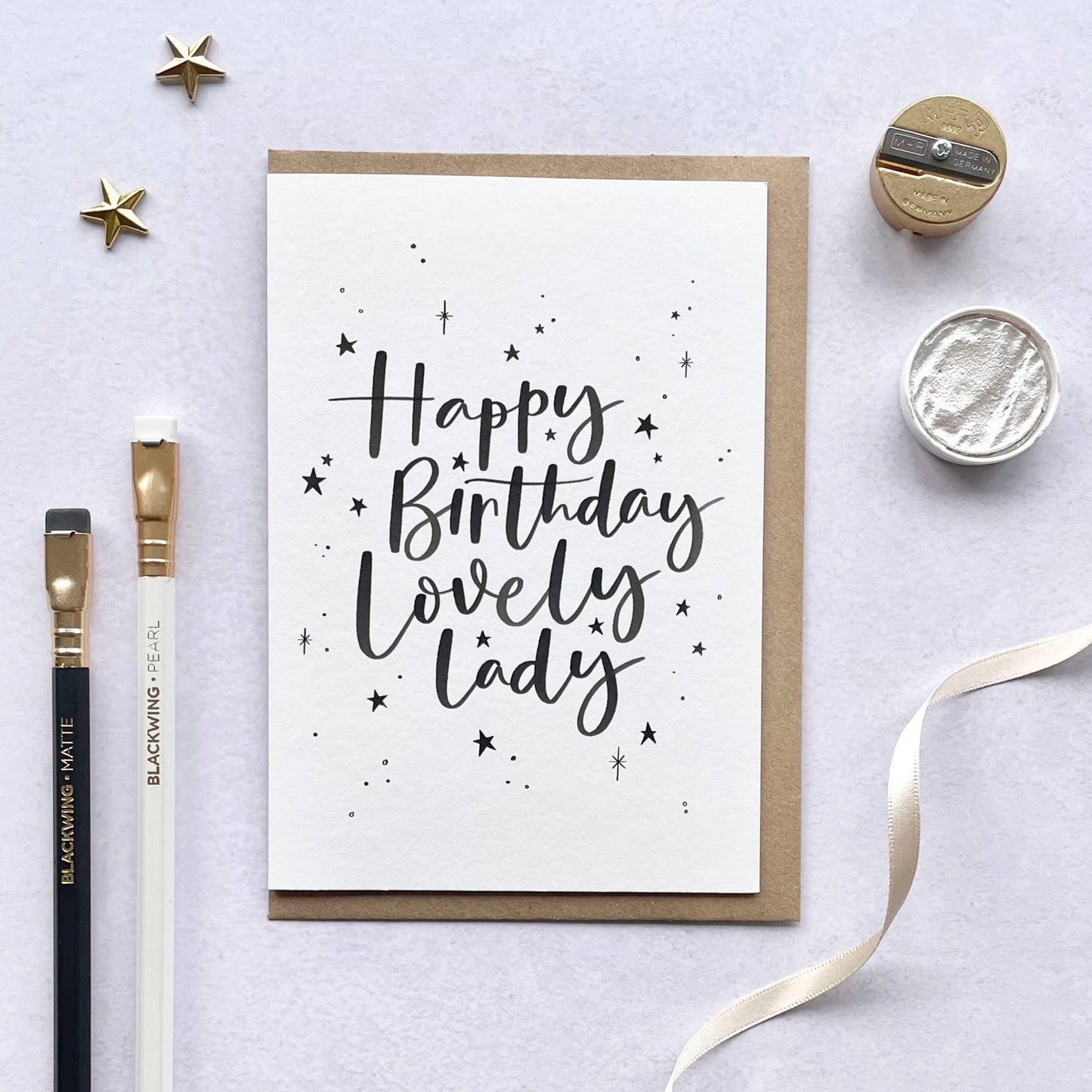 Jen Roffe Lettering Studio - Happy Birthday Lovely Lady