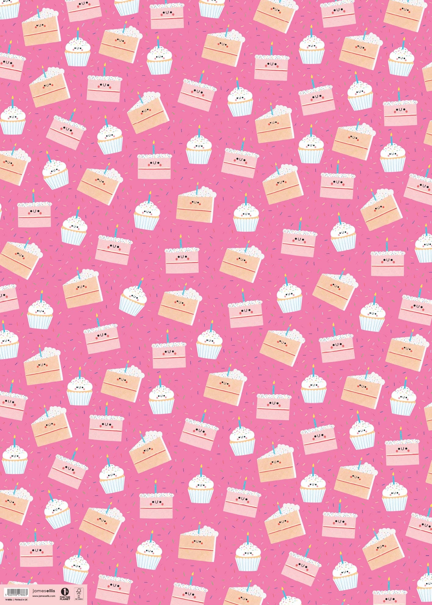 James Ellis - Happy Cakes Wrapping Paper