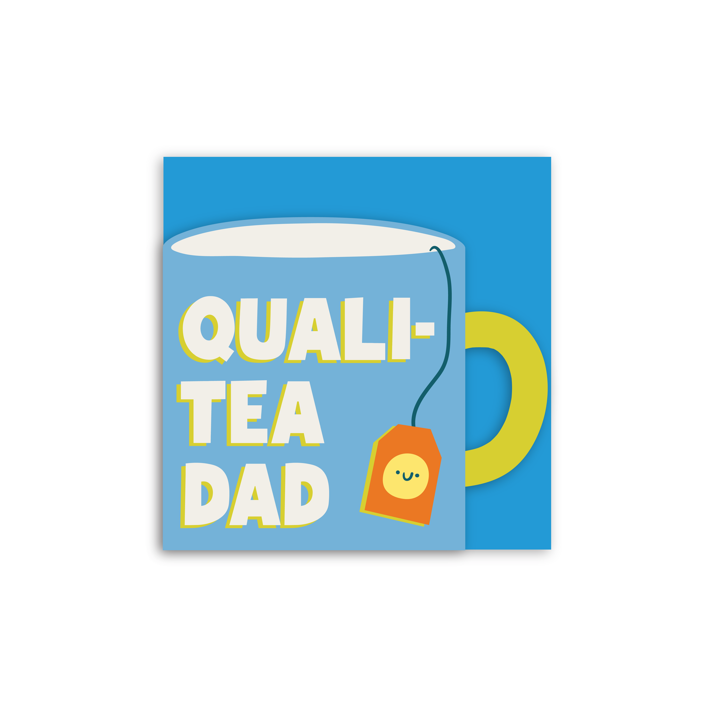 In Real Life - Qualitea Dad Cup Shaped Card