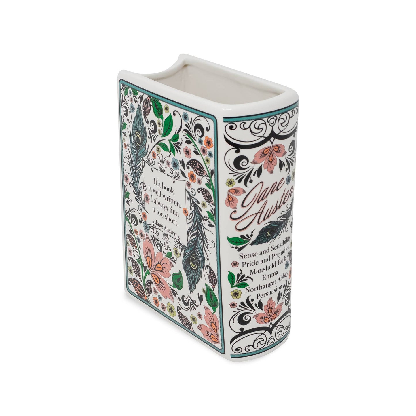 Steel Mill & Co UK - Large Book Vase - Jane Austen Collection