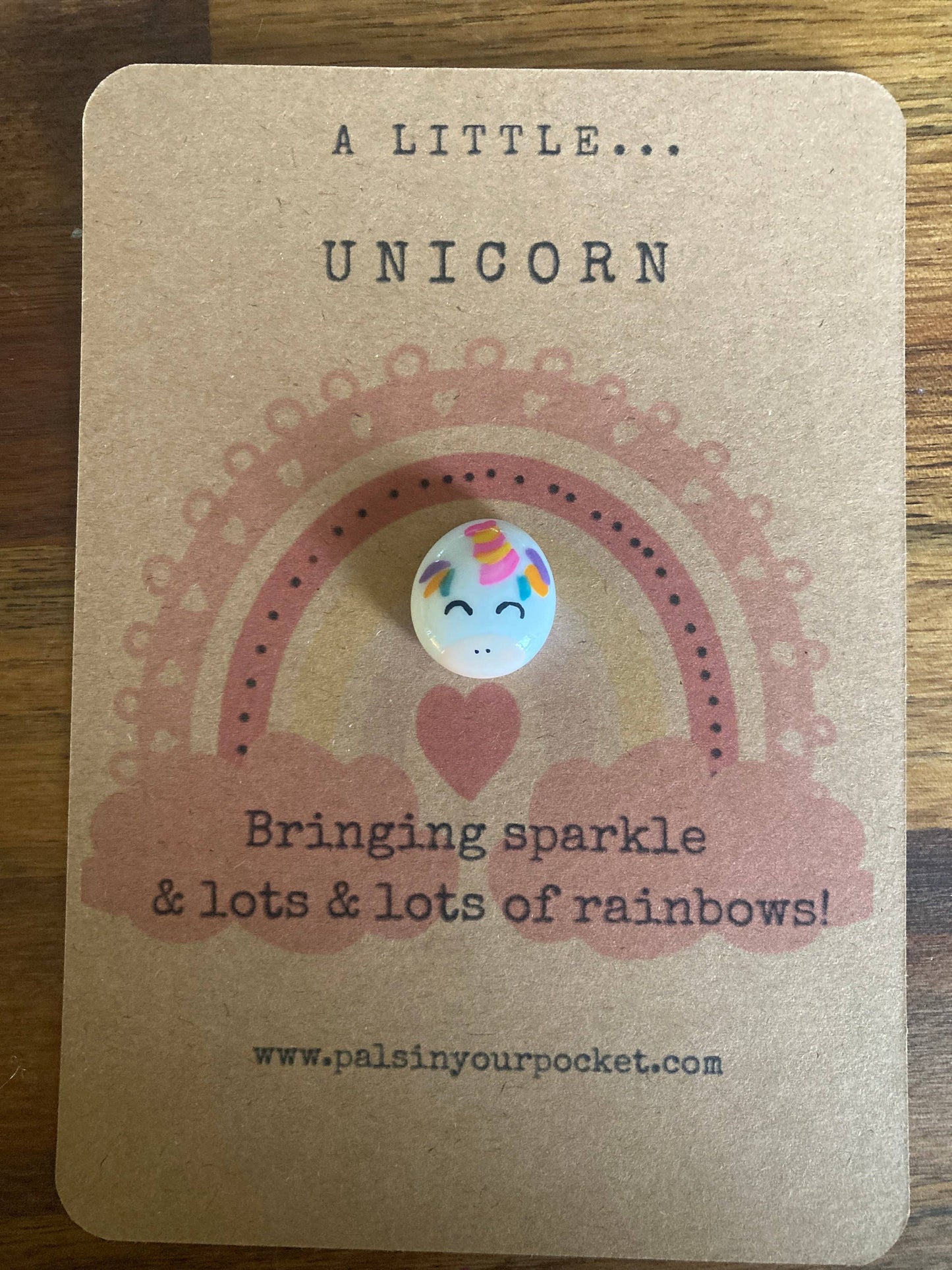 Pals in your Pocket - Unicorn Princess Party Charms With Glitter Decor