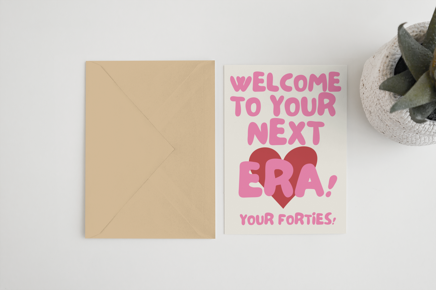 Blue Iris Designs Co - Welcome to next era Taylor Swift inspired birthday 5x7/A6