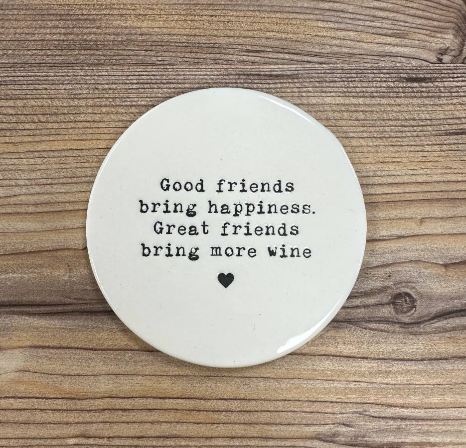 Bring Happiness Coaster, 10cm