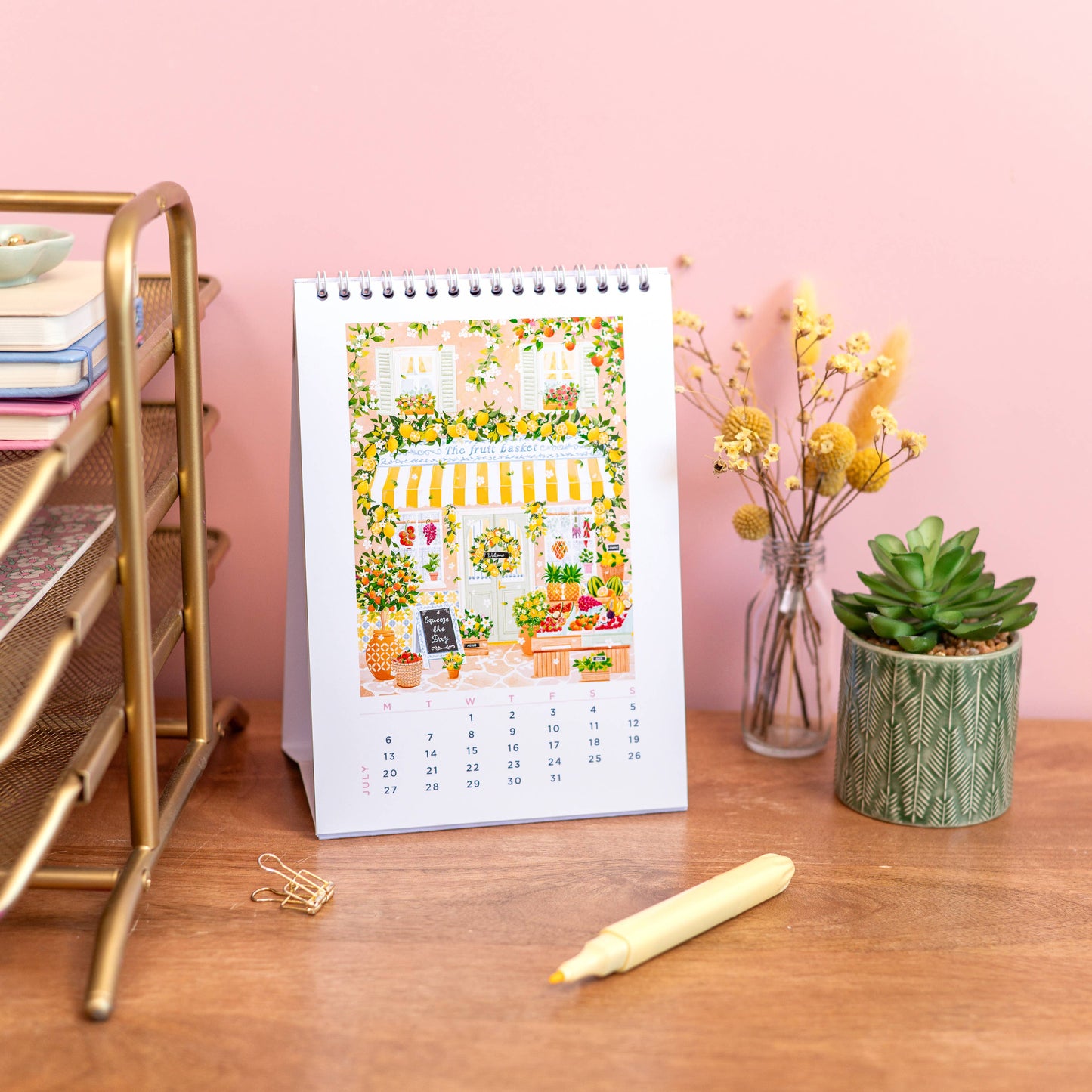Simply, Katy - 2026 Shopfront Scenes: Desk Calendar