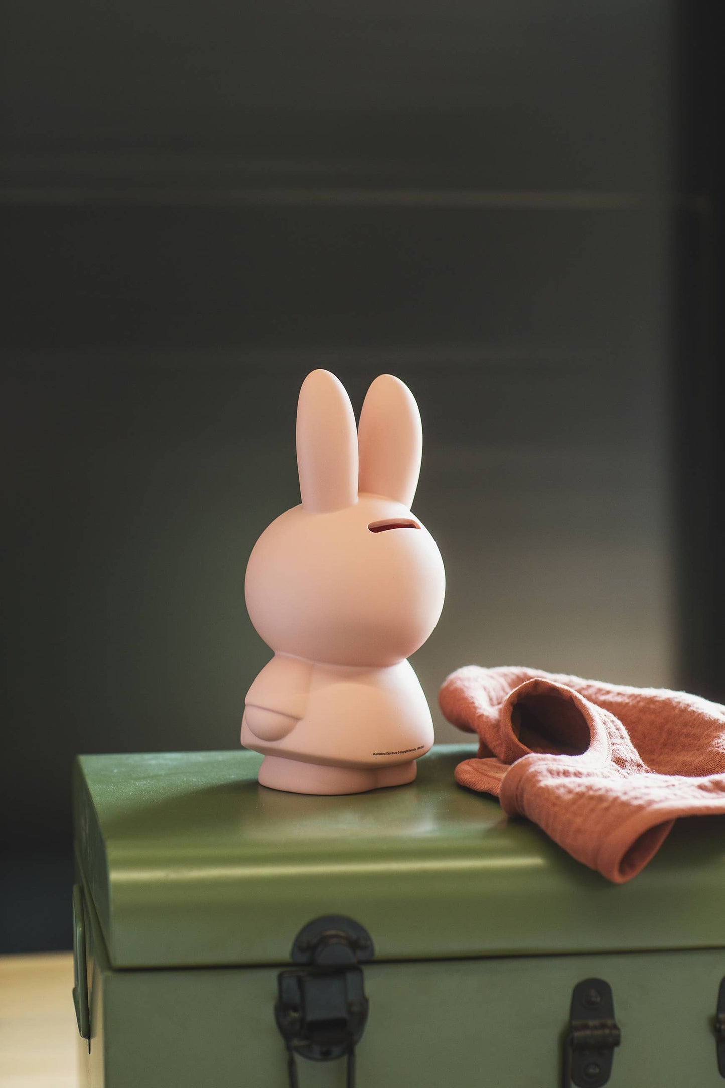 Miffy by S-c Brands - Miffy Money Box Medium - Powder Pink - 19cm