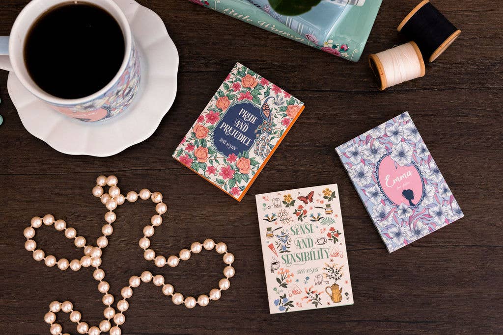 Steel Mill & Co UK - Mini Book Notepad Set, Jane Austen