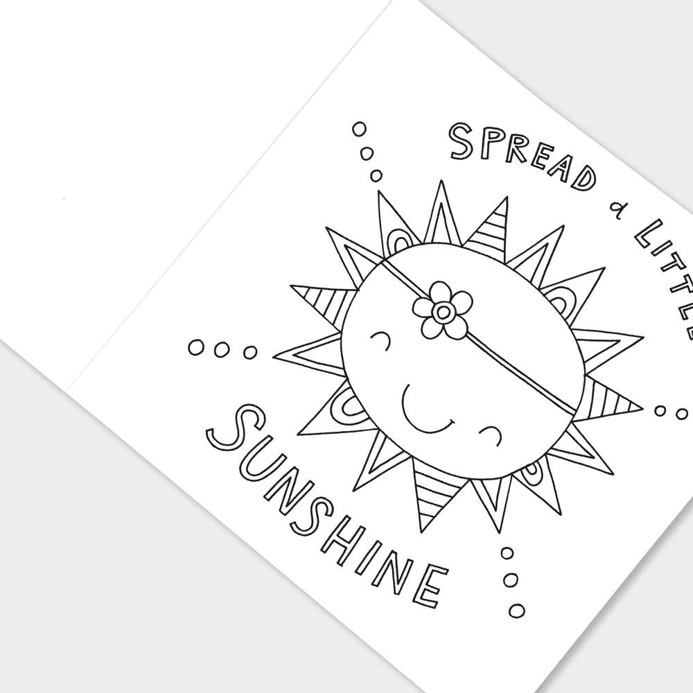 Rachel Ellen Designs - Children's Colouring Book of Happiness