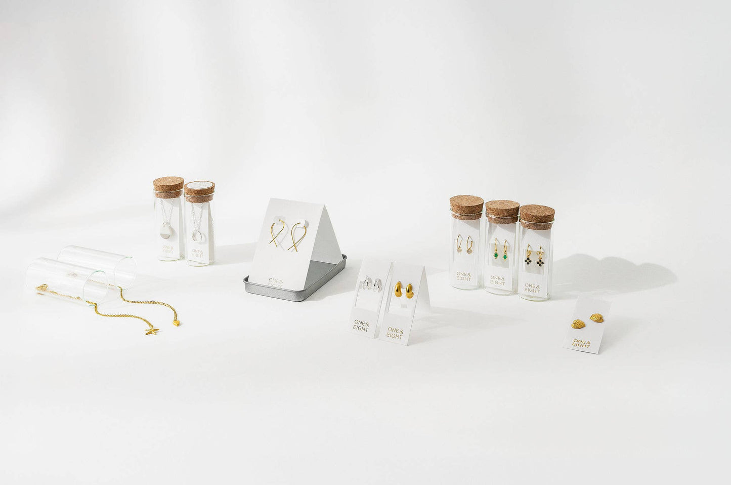 One & Eight - Gold Mini Crossovers