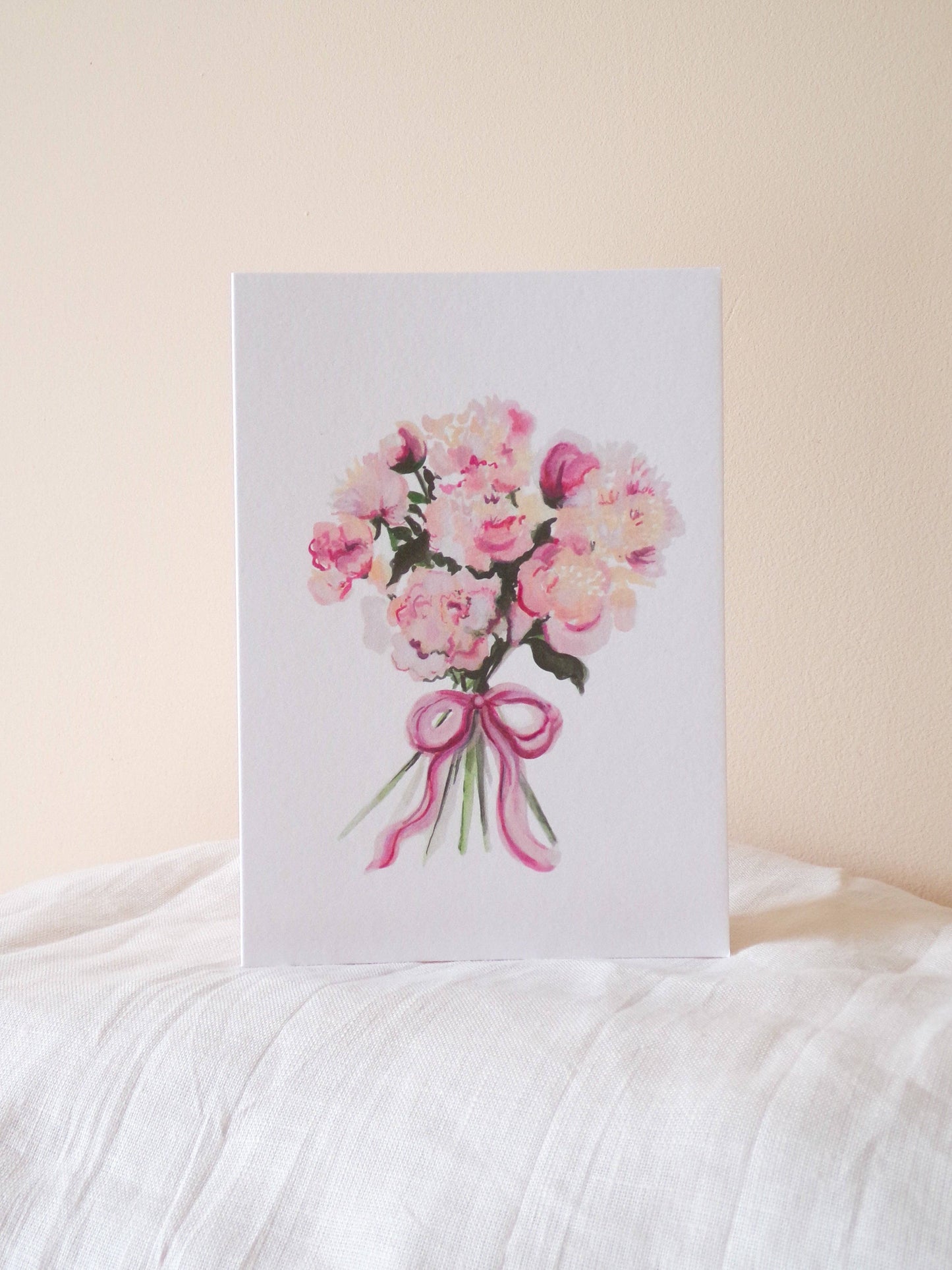 La la lu - Peony Greeting Card