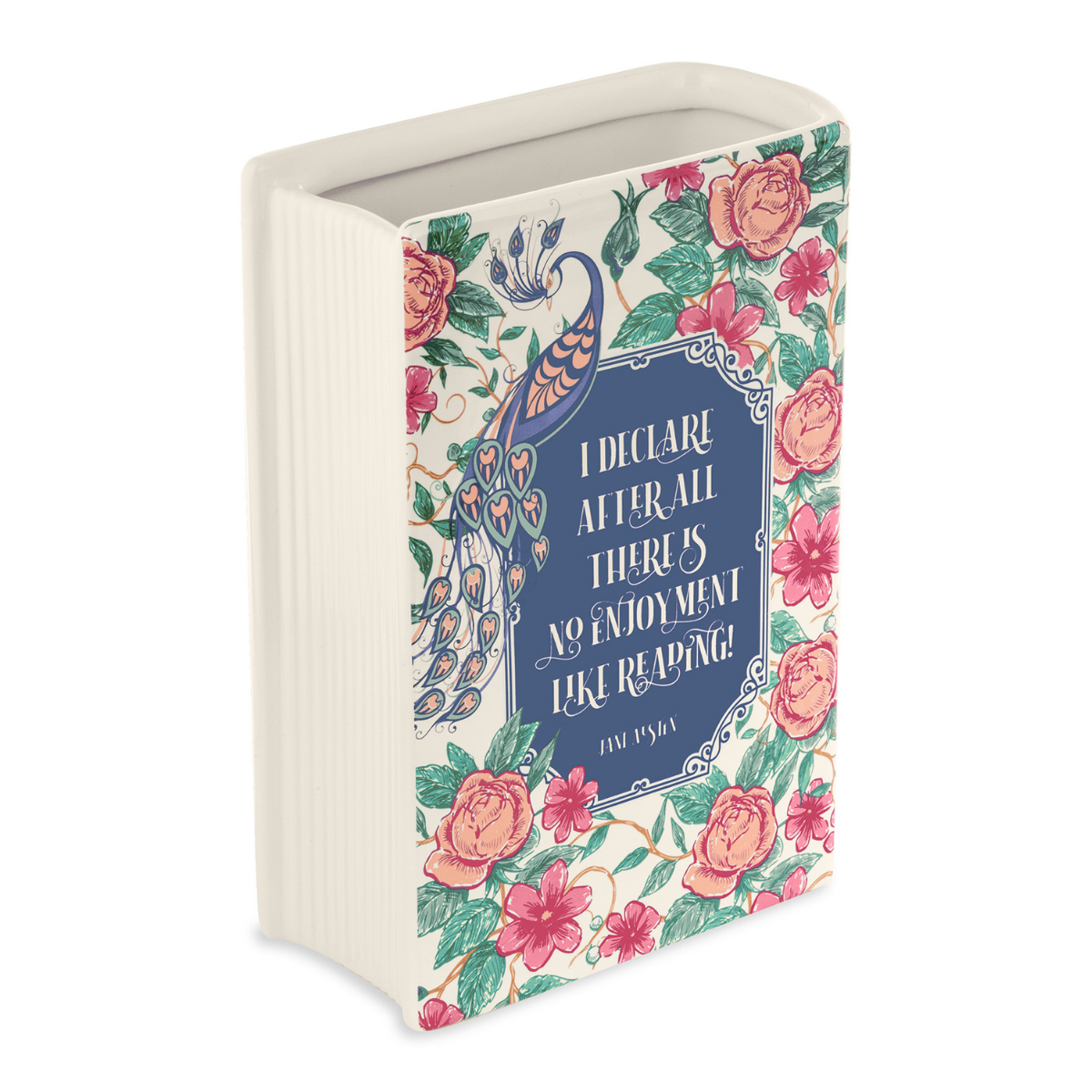 Steel Mill & Co UK - Large Book Vase, Pride and Prejudice