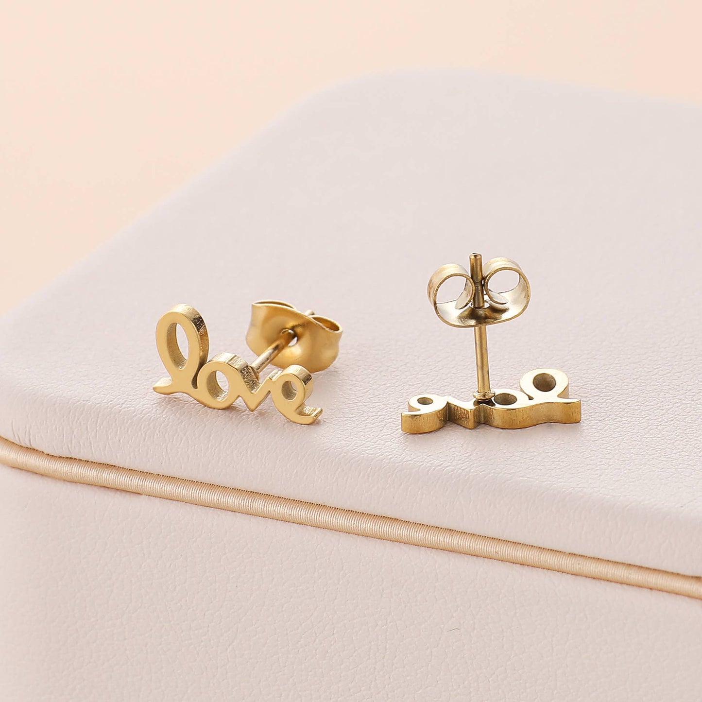 Last True Angel - 'Love' Earring in Gold