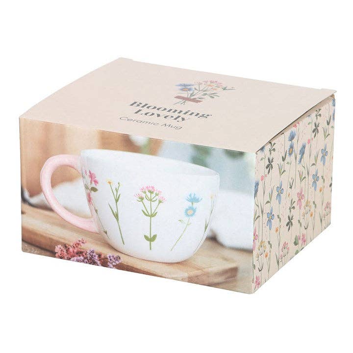 Blooming Lovely Floral Mother's Day Mug -birthday gift, mothers day gift